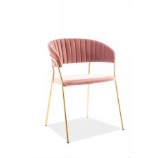 Стул Lira Velvet Античная роза