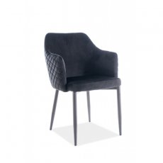 Стілець Astor Velvet Чорний