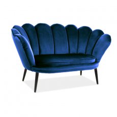 Диван Magnolia II Velvet 152х87 см Синій