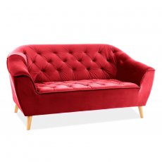 Диван Galaxy 2 Velvet 167х83 см Червоний